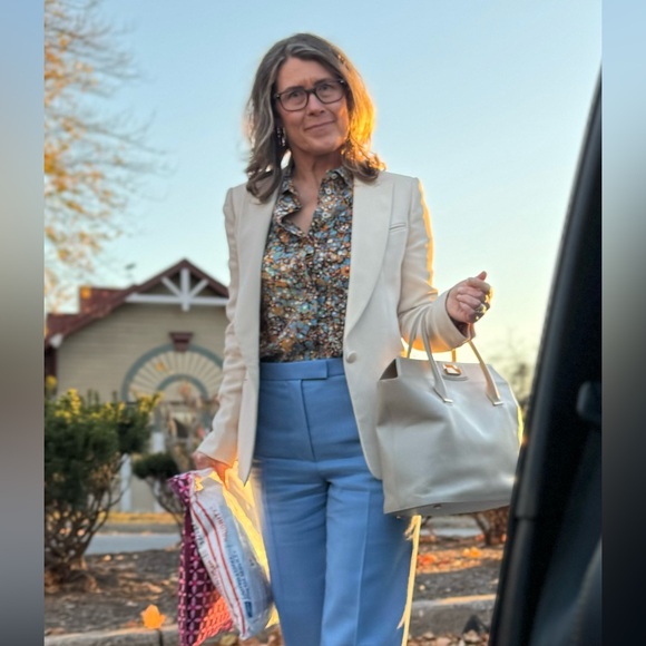 The Row Carryall 14 in Ecru leather - Picture 3 of 17